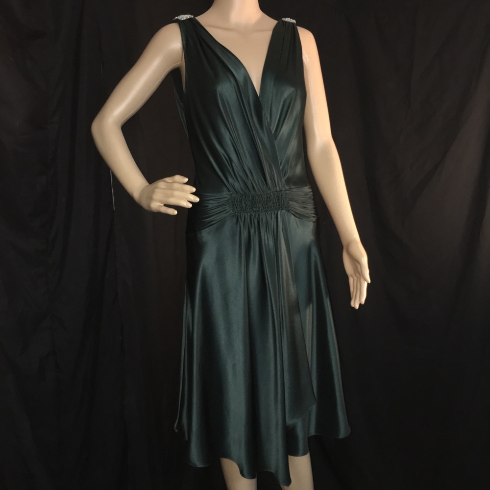 Asymmetrical Hem Cocktail Dress